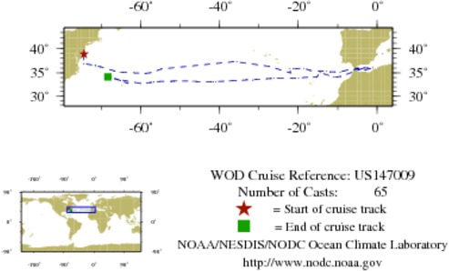 NODC Cruise US-147009 Information