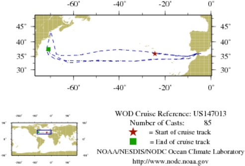 NODC Cruise US-147013 Information