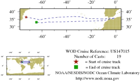 NODC Cruise US-147015 Information