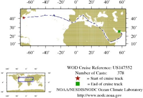 NODC Cruise US-147552 Information