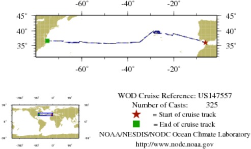 NODC Cruise US-147557 Information