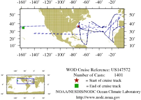 NODC Cruise US-147572 Information