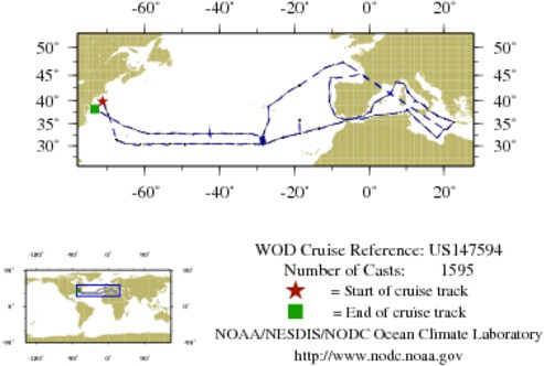 NODC Cruise US-147594 Information