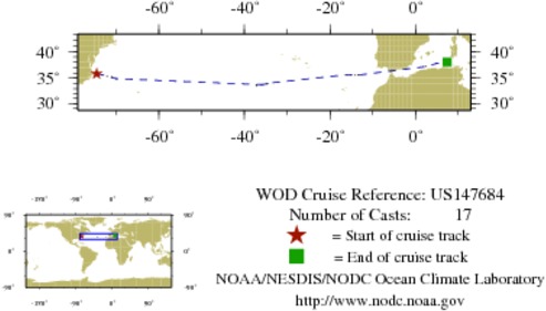 NODC Cruise US-147684 Information