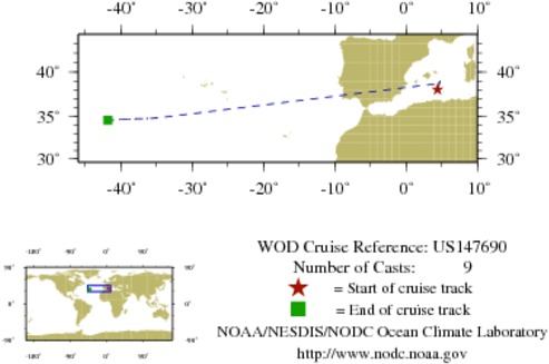 NODC Cruise US-147690 Information