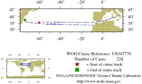 NODC Cruise US-147770 Information