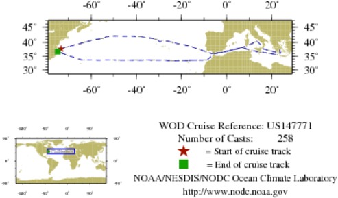 NODC Cruise US-147771 Information