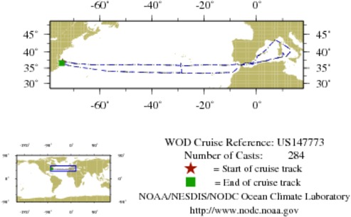 NODC Cruise US-147773 Information
