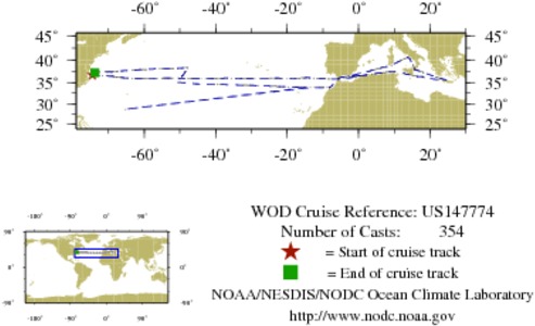 NODC Cruise US-147774 Information