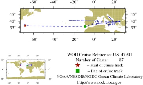 NODC Cruise US-147941 Information