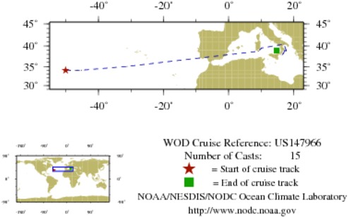 NODC Cruise US-147966 Information