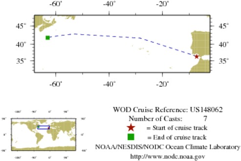 NODC Cruise US-148062 Information