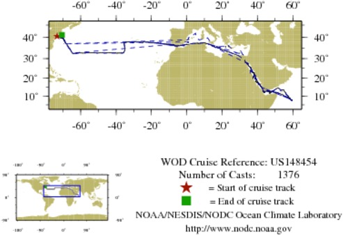 NODC Cruise US-148454 Information