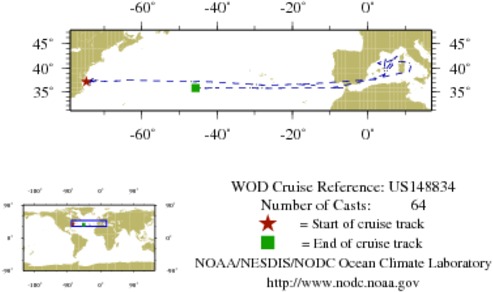 NODC Cruise US-148834 Information