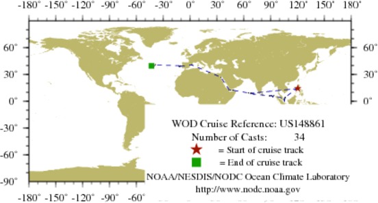 NODC Cruise US-148861 Information