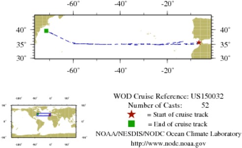 NODC Cruise US-150032 Information