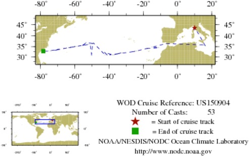 NODC Cruise US-150904 Information