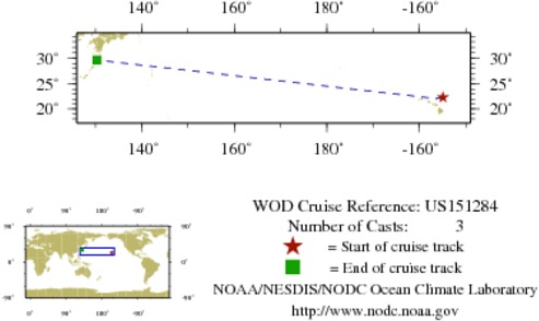 NODC Cruise US-151284 Information