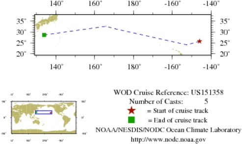 NODC Cruise US-151358 Information