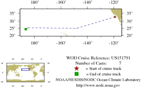 NODC Cruise US-151791 Information