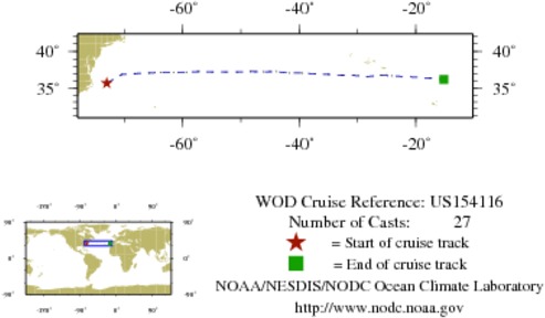 NODC Cruise US-154116 Information