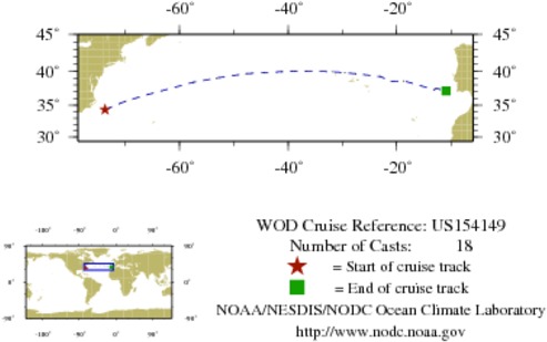 NODC Cruise US-154149 Information