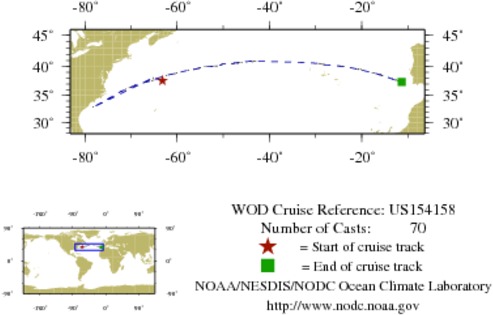 NODC Cruise US-154158 Information
