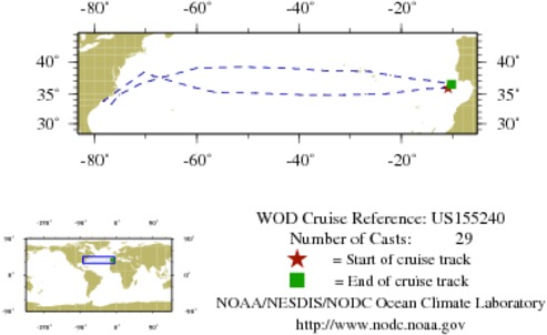 NODC Cruise US-155240 Information