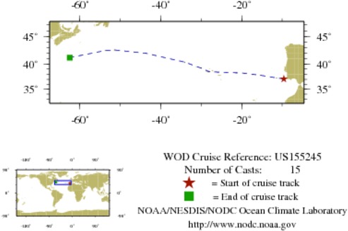 NODC Cruise US-155245 Information