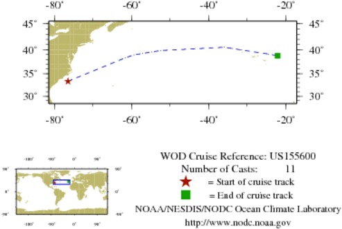 NODC Cruise US-155600 Information