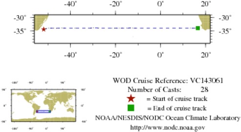 NODC Cruise VC-143061 Information